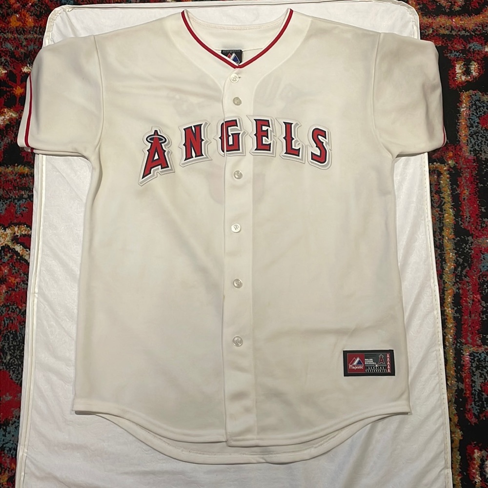 Angels Albert Pujols authentic Majestic Jersey